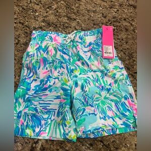 Lilly Pulitzer boys new swim trunks